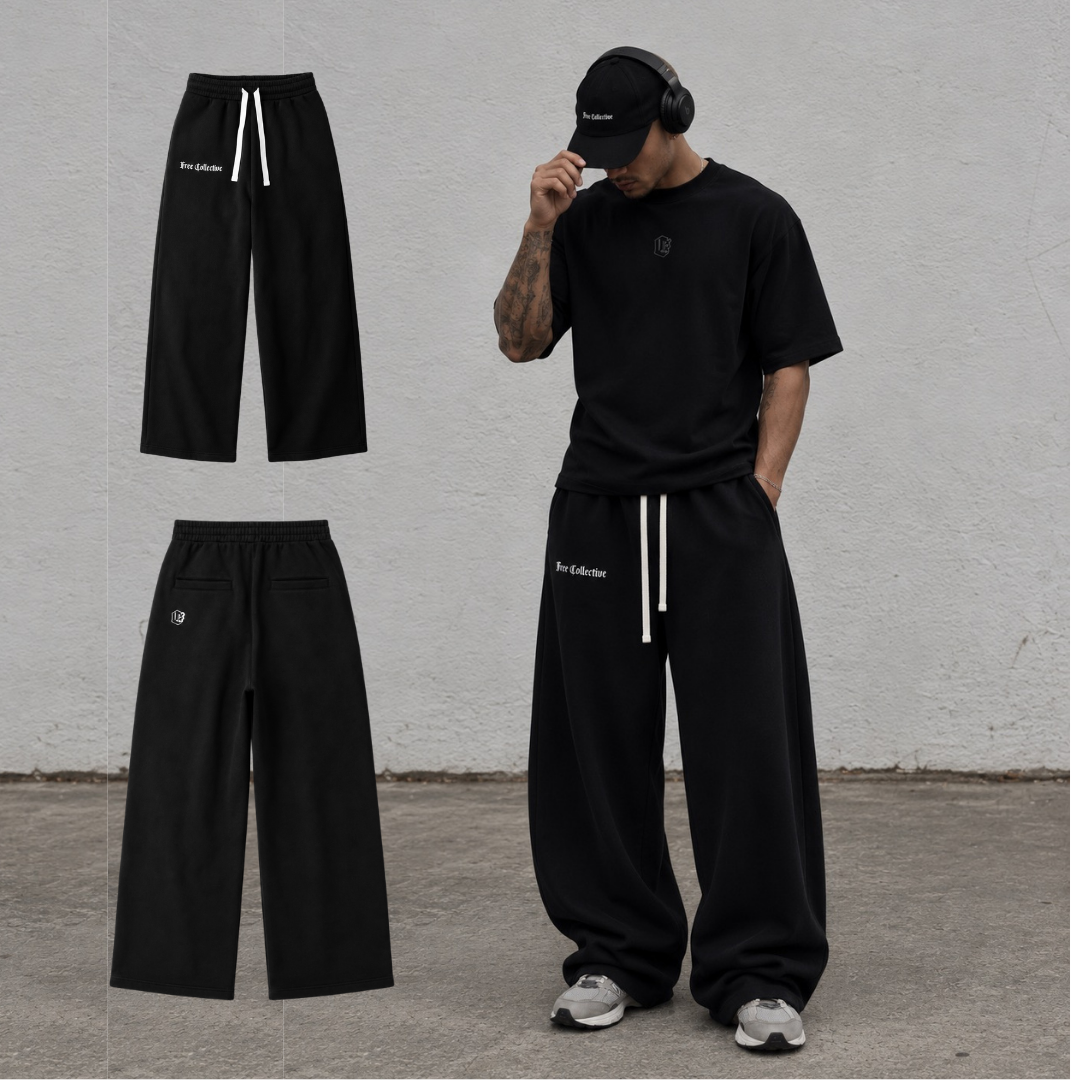 The Collective Wide-Leg Track Pants